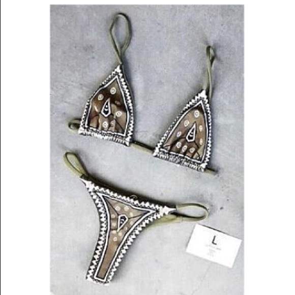 DIVIINE Other - Olive boho bikini